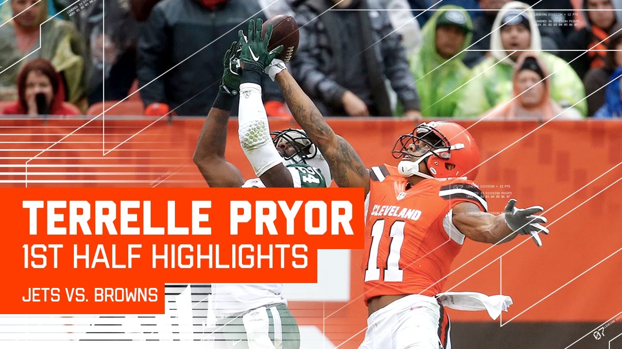 Terrelle Pryor Burns Darrelle Revis for 101 Yards in the First Half! | Jets vs. Browns | NFL