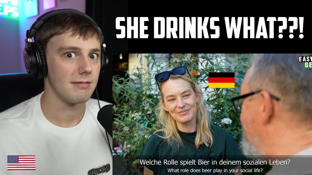 American Reacts: How Much Beer Do Germans Actually Drink? 🇩🇪🍺