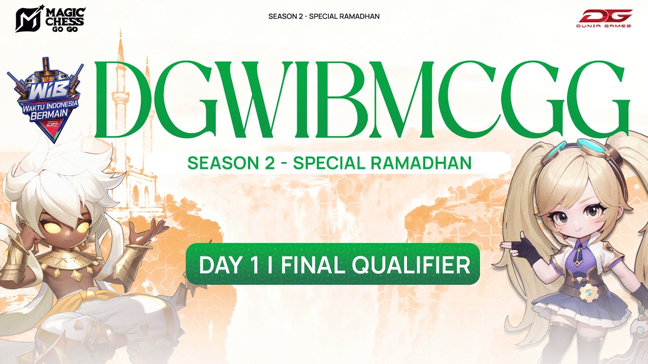 🔴DGWIB MAGIC CHESS S2 - FINAL QUALIFIER DAY 1