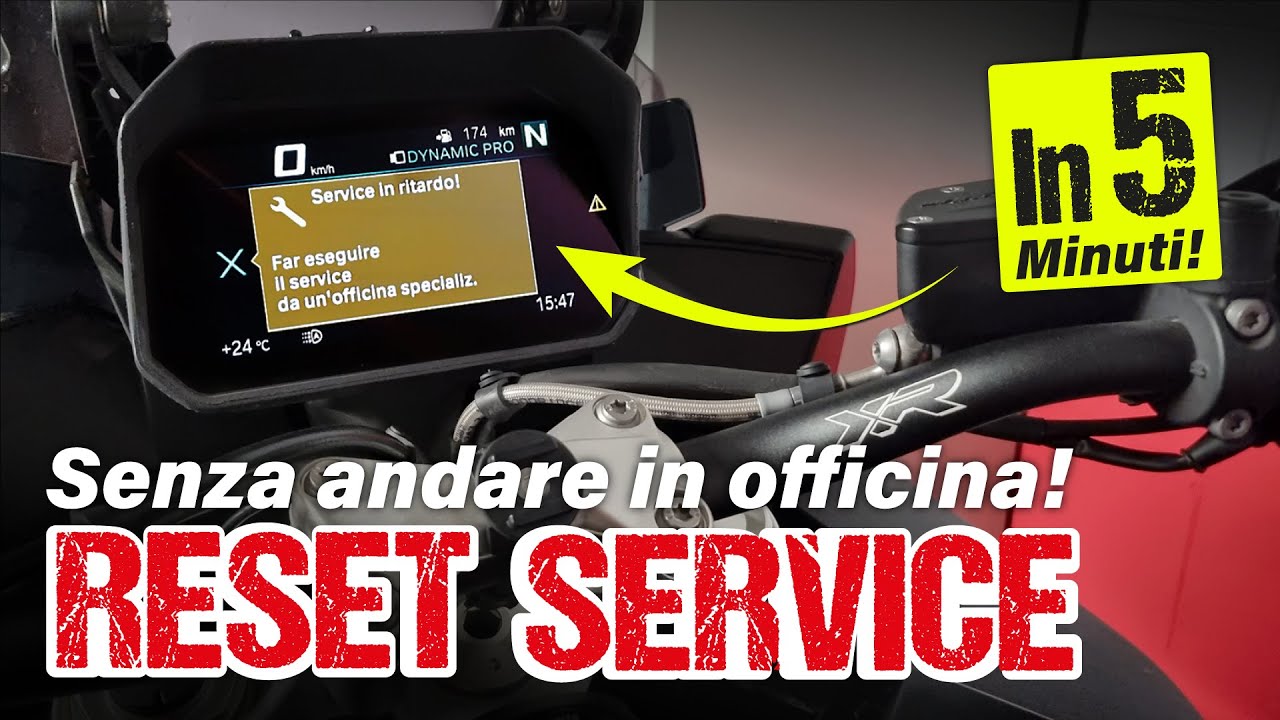 Reset service e notifica assistenza per tutte le moto BMW con la app Moto Scan - s1000 XR R RR GS