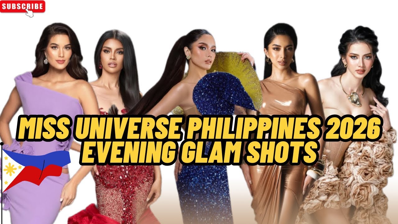 Miss Universe Philippines 2026 Official Evening Glam Shots | Slides 