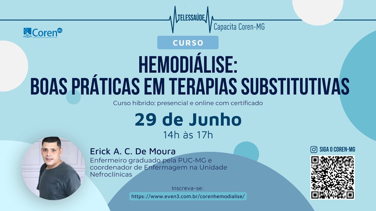 Curso de Hemodiálise: Boas Práticas em Terapias Substitutivas