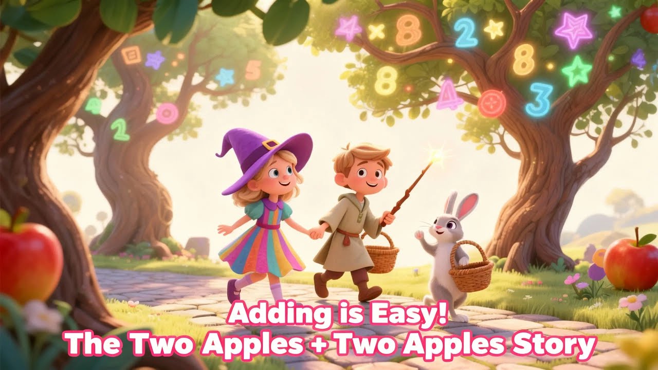 Adding is Easy! The Two Apples + Two Apples Story