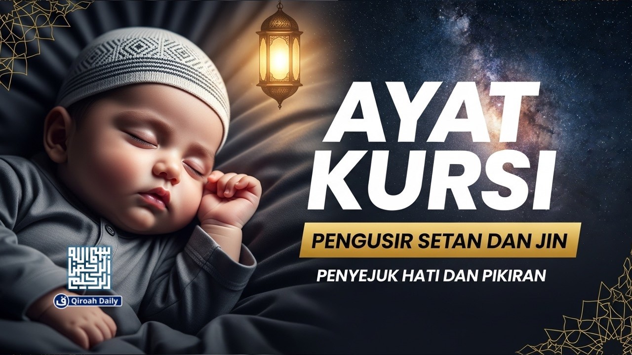 Murottal Ayat Kursi 100x اية الكرسي | Ayat Kursi Pengantar Tidur Rewel Susah Tidur Agar Tidur Lelap