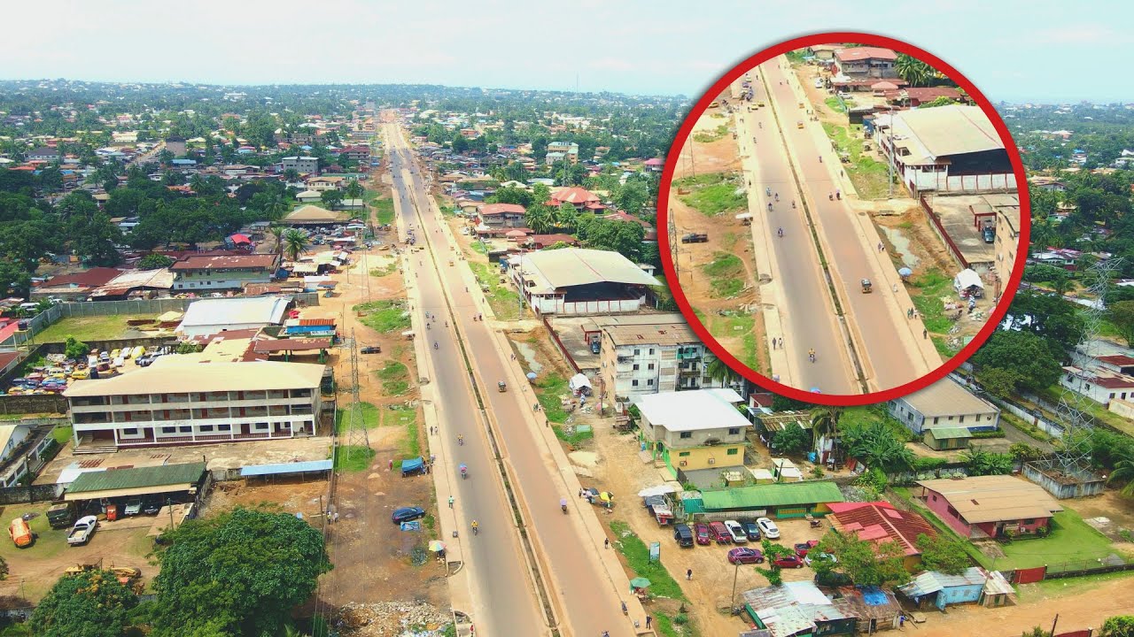 The Newly Constructed Red Light Highway, Paynesville, Liberia 2022