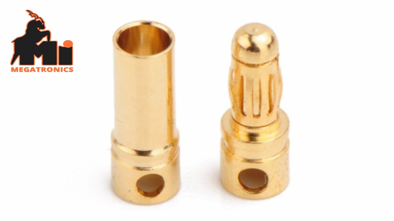 35MGBC-C108S1 | 3.5mm gold bullet ESC battery connector plug ESC connector