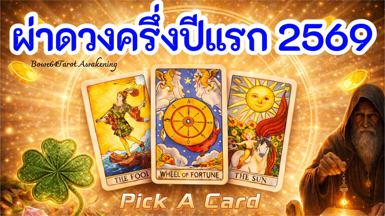 ผ่าดวงครึ่งแรกปี 2026/2569 🔮เจาะลึกความจริงที่ต้องรู้ | Pick A Card🎉🍀