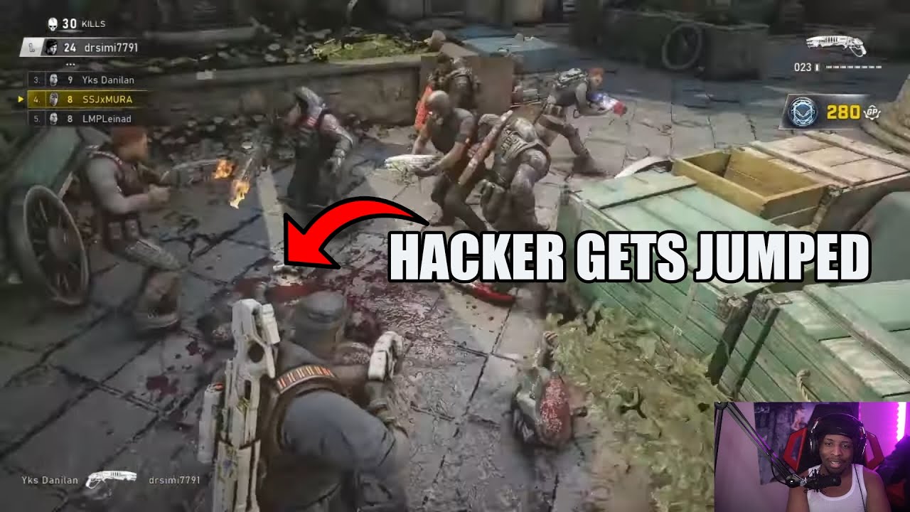 GEARS 5 HACKER vs FULL FFA LOBBY (The hacker couldn't believe it)