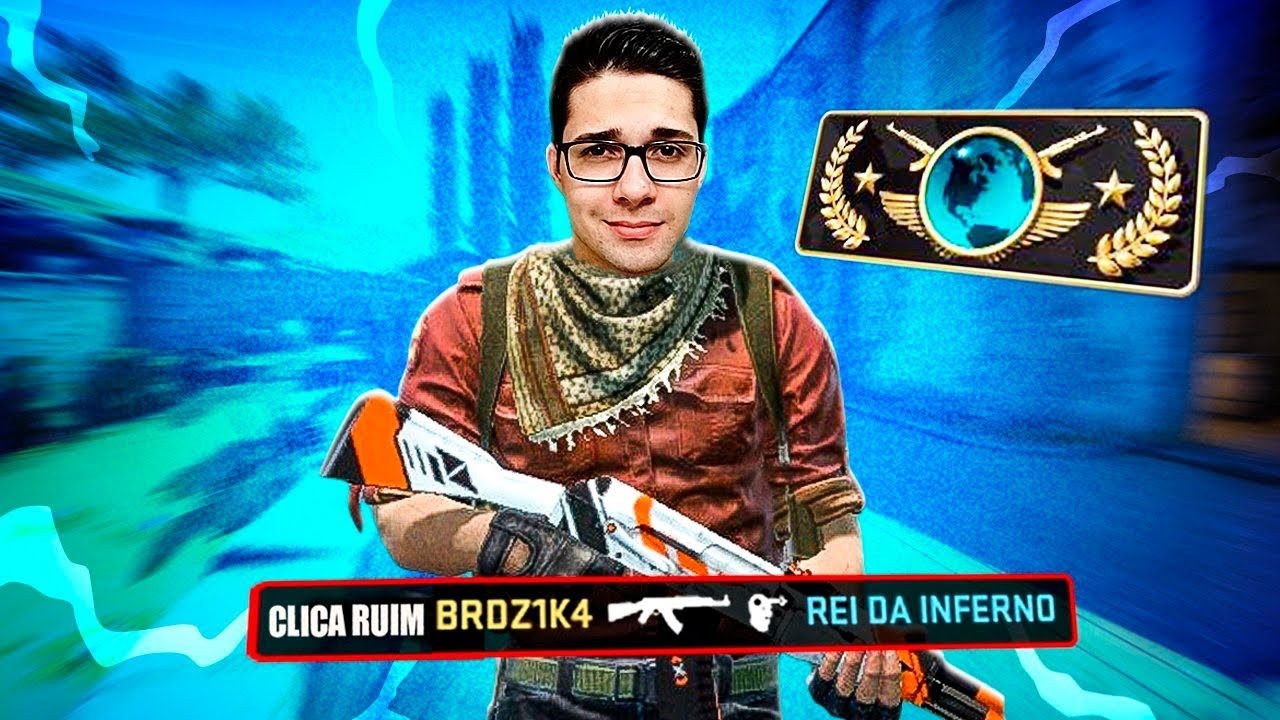 Resolvi MITAR no GLOBAL e mostrei que sou o REI da INFERNO, usei AK NOVA!