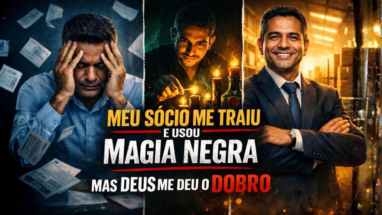 MEU SÓCIO ME TRAIU, USOU MAGIA NEGRA CONTRA MINHA EMPRESA… MAS DEUS ME DEU O DOBRO!