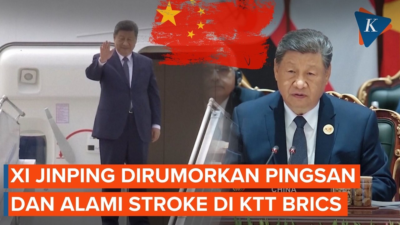 Xi Jinping Dirumorkan Pingsan dan Alami Stroke di KTT BRICS India