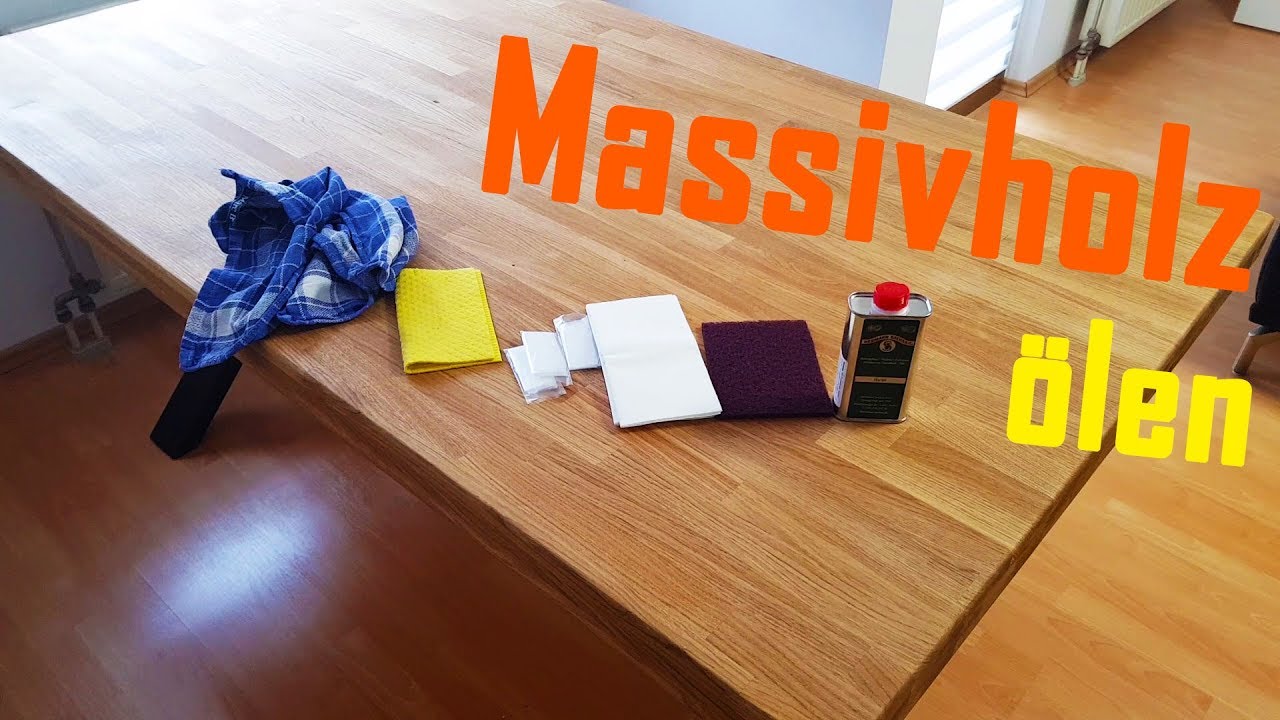 DIY | Massivholztisch ölen