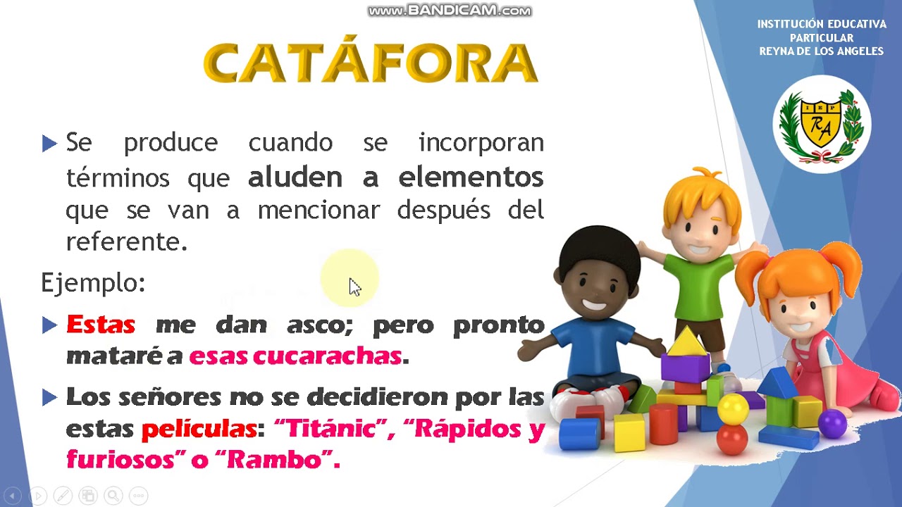 ANÁFORA, CATÁFORA Y ELIPSIS