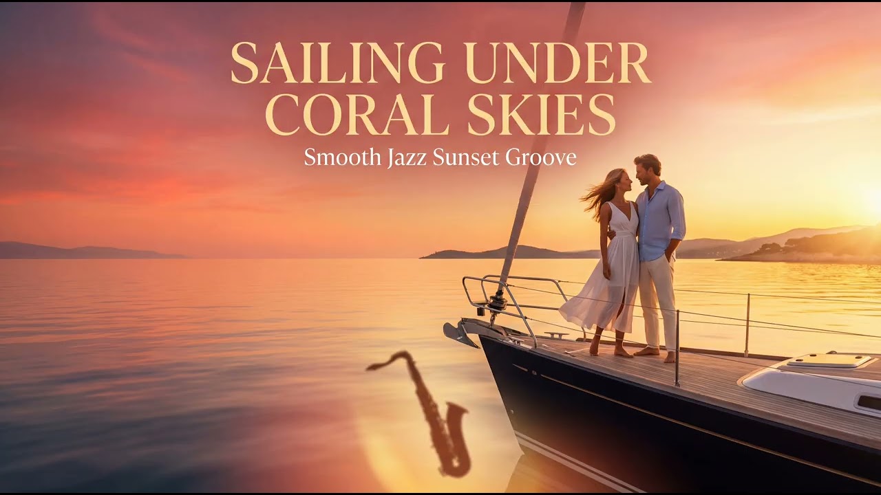 Sailing Under Coral Skies 🌅 Smooth Jazz Fusion Groove | Sunset Yacht Rock Vibes 2026
