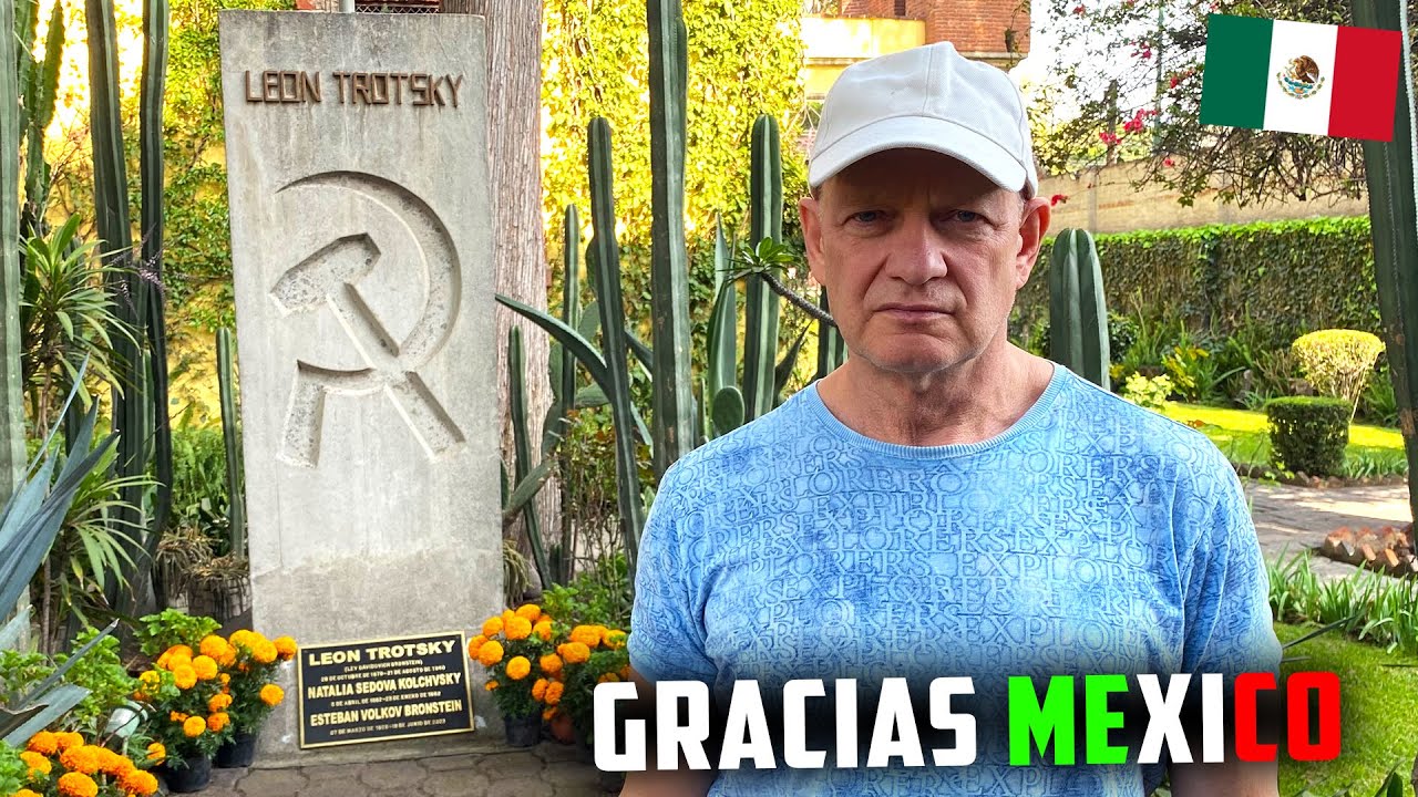 PAP&Aacute; RUSO SE EMOCIONA y AGRADECE a los MEXICANOS por CUIDAR la TUMBA de LEON TROTSKY