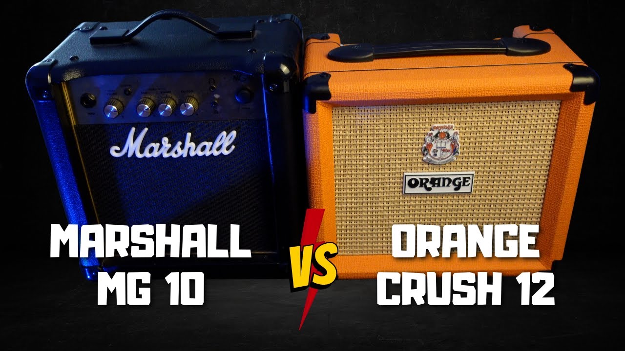 Marshall MG10 против Orange Crush 12 — обзор, демо, сравнение звука