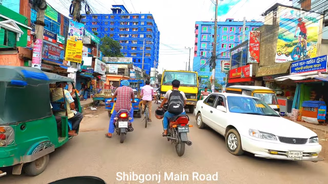 Sylhet City Tour 4K | Driving Around Shibgonj Area & Lamapara - Sobujbaag Sylhet | Road Tuber