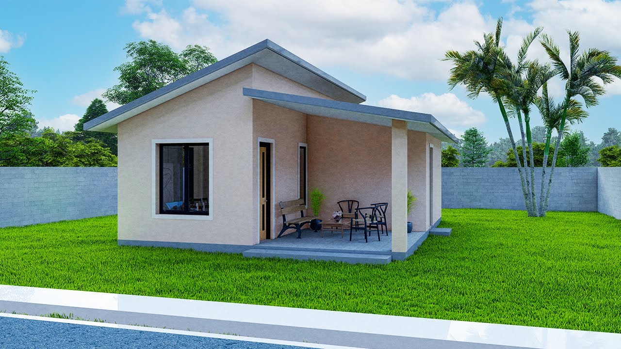 Lovely Simple Farmhouse Design | House Design Ideas with 2 Bedroom | 6 x 9 Meter Small House Plan
