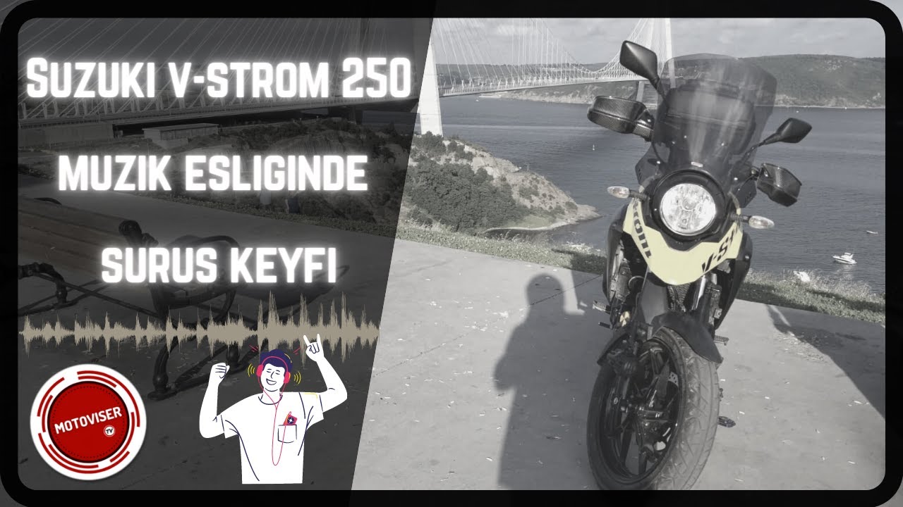 Suzuki Vstrom-250 ile Müzik Eşliğinde İstanbul Gezintisi - Konuşmasız & Dinlenmelik Video