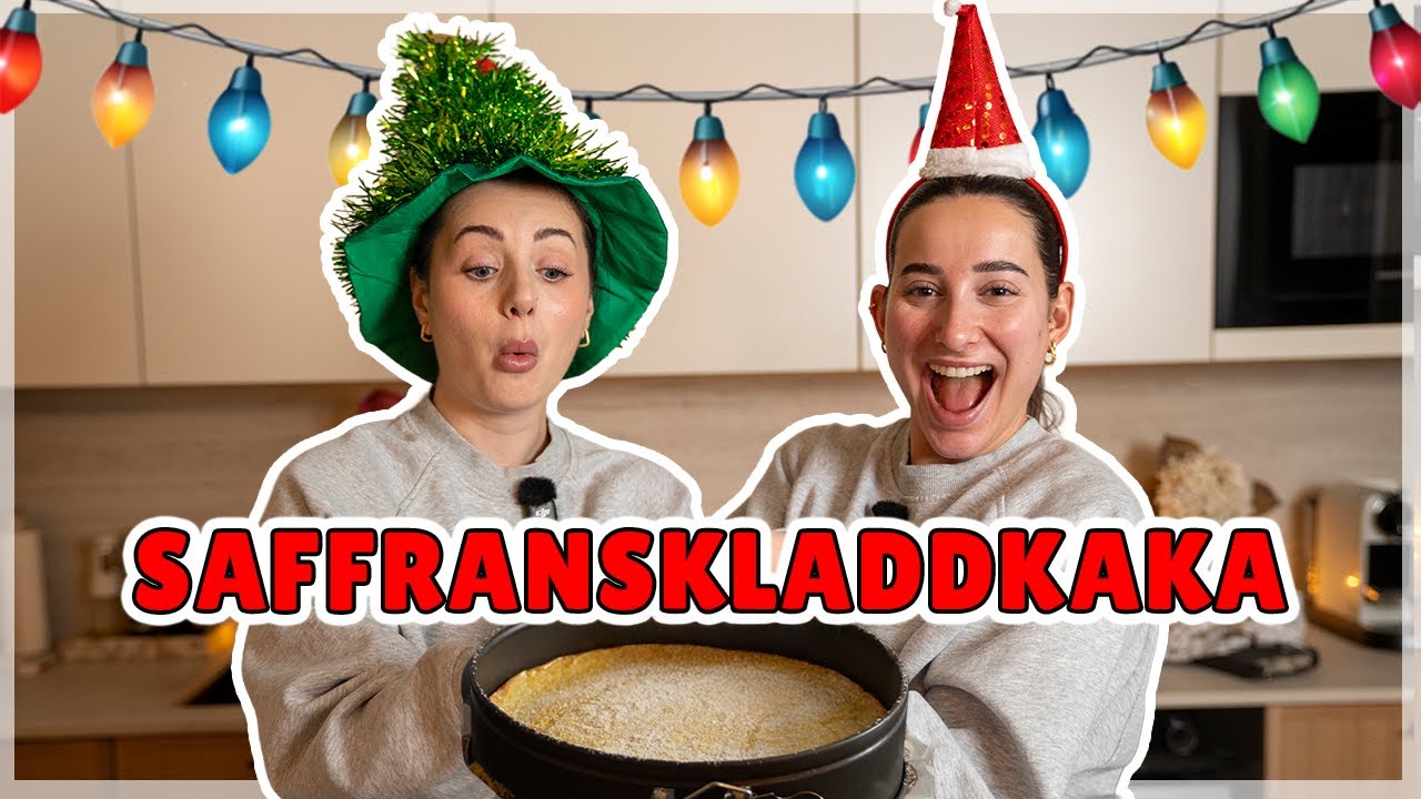 Adventsbak med Sandra!!🎅🏽 Saffranskladdkaka