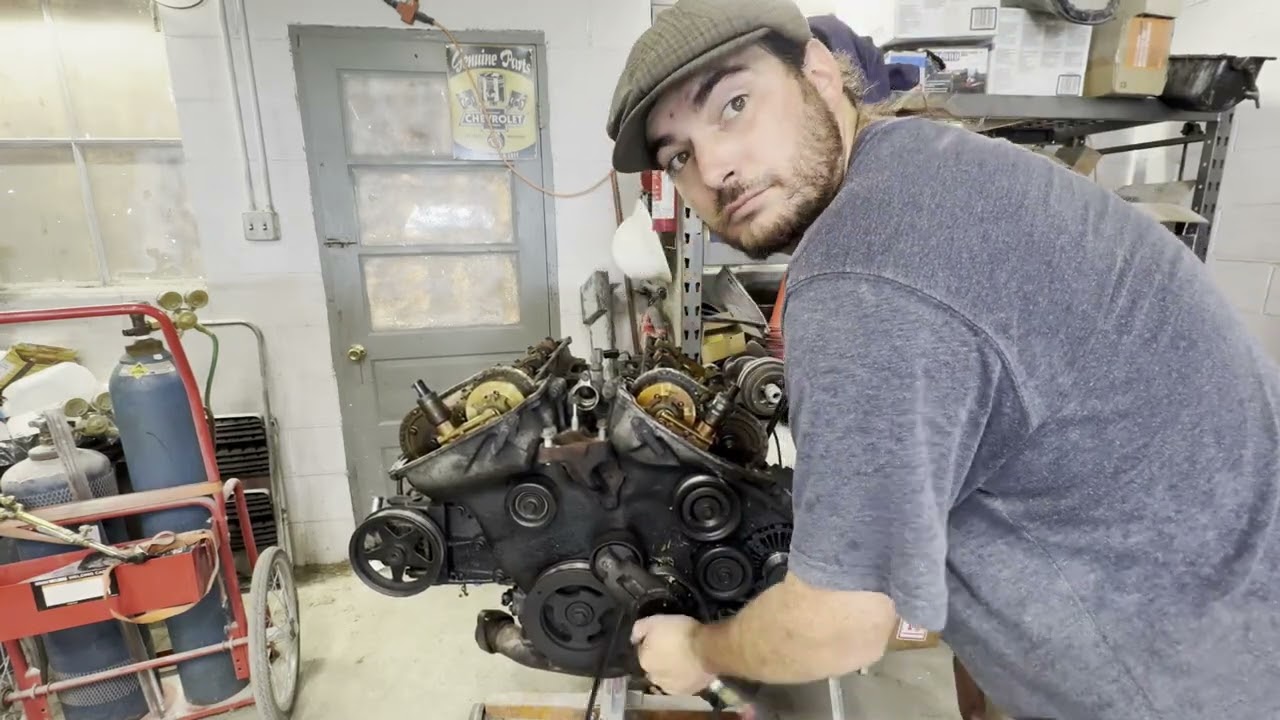 Jaguar X Type engine tear down
