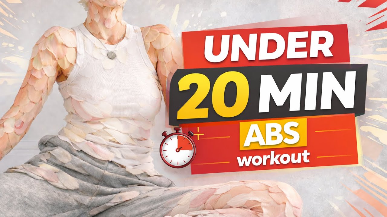 Fire Abs Workout / Deep Core & Obliques | Neck & Knee Friendly Six Pack Training