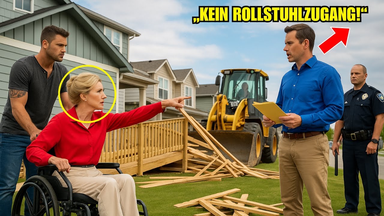 HOA zerstörte Rollstuhlrampe meiner Schwester – doch sie kontrolliert ihre Fördermittel!