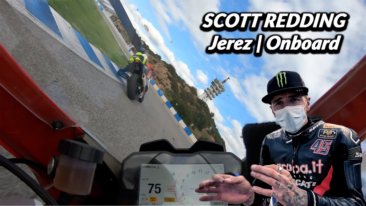 Onboard Jerez | Scott Redding is pushing the Ducati V4S to the limit