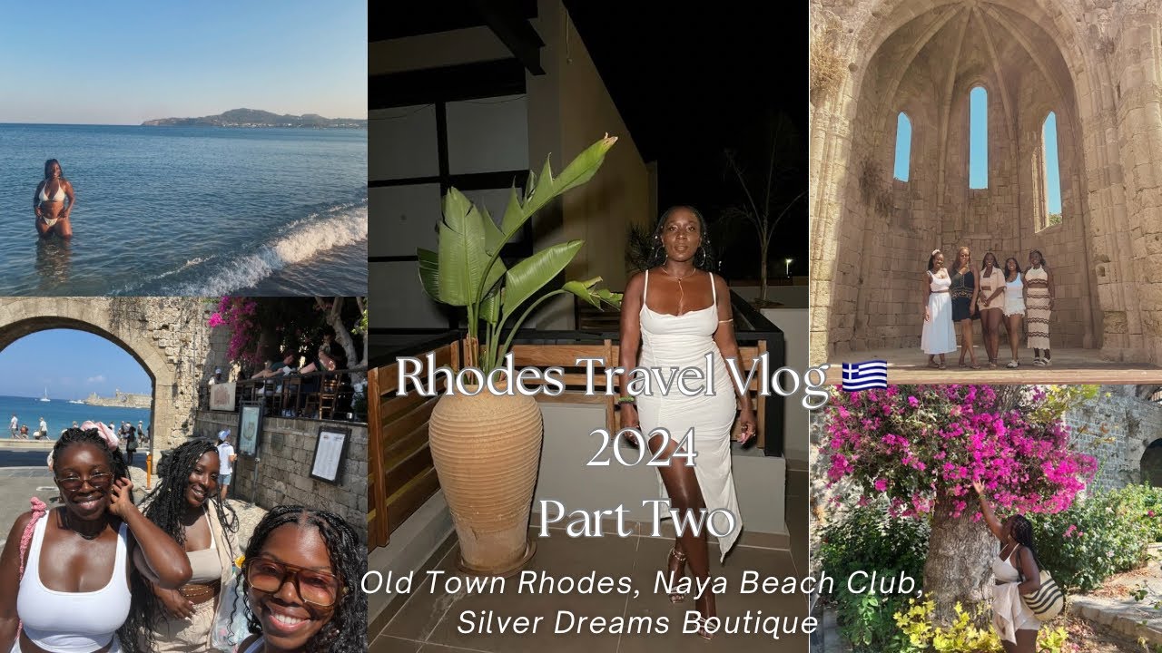 Rhodes Travel Vlog 🇬🇷✈️| Naya Beach Club is THE BEST! | Old Town | Part 2