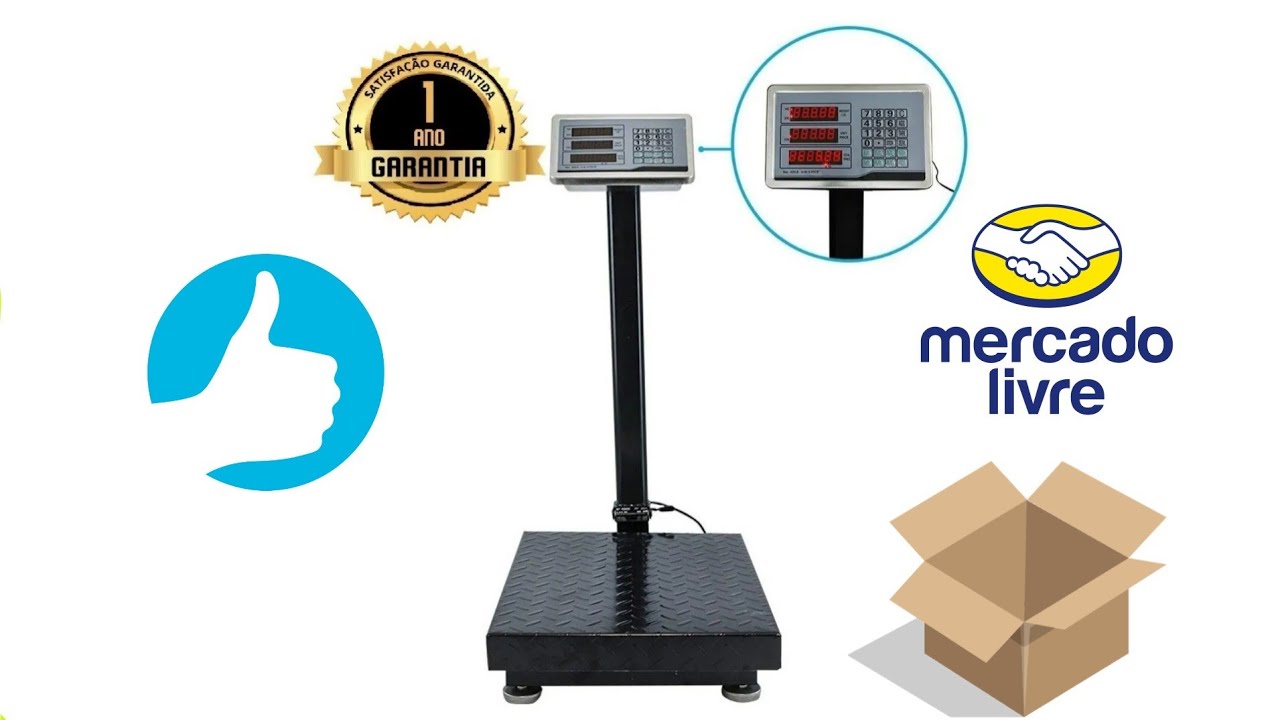 Balança Piso Digital Comercial Industrial