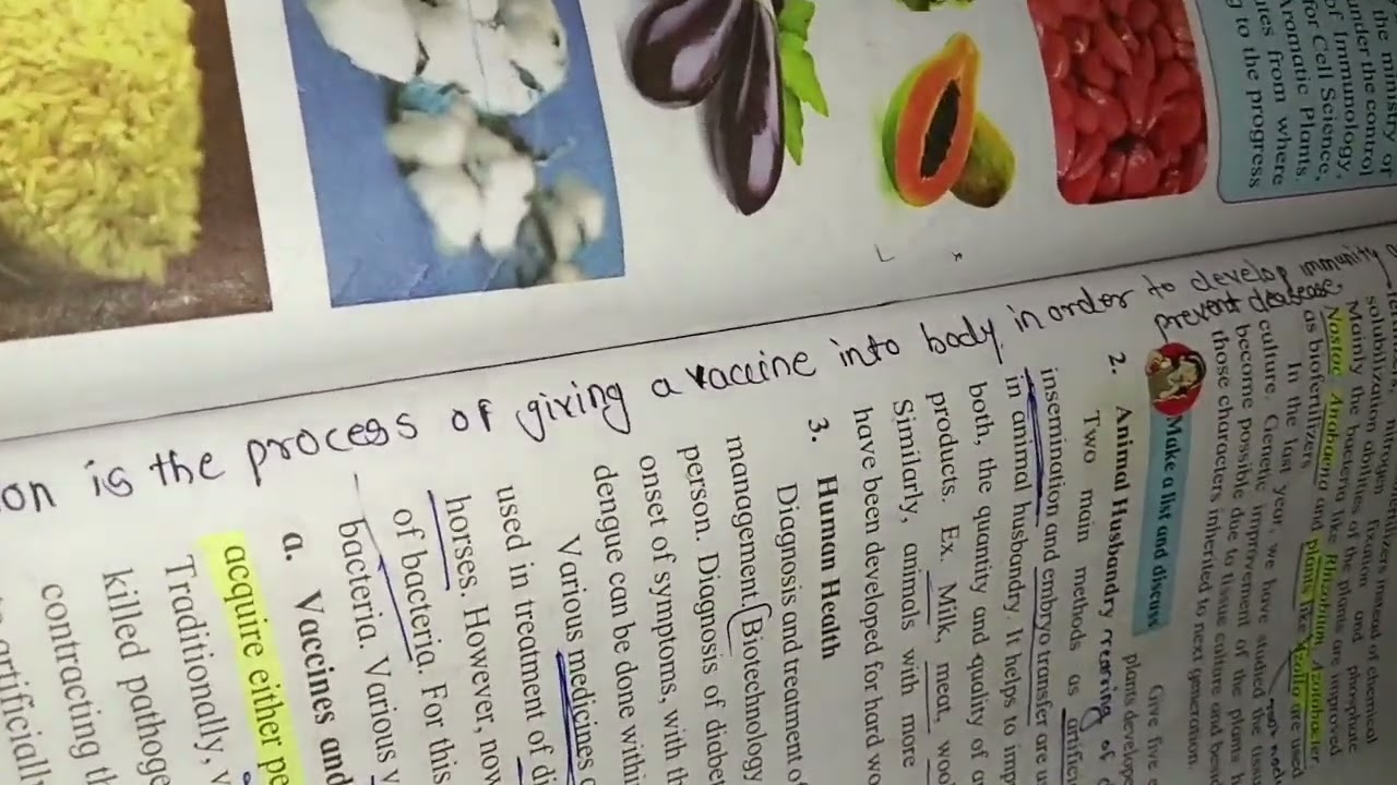 8.Cell biology and biotechnology important key points... class 10th science 2....