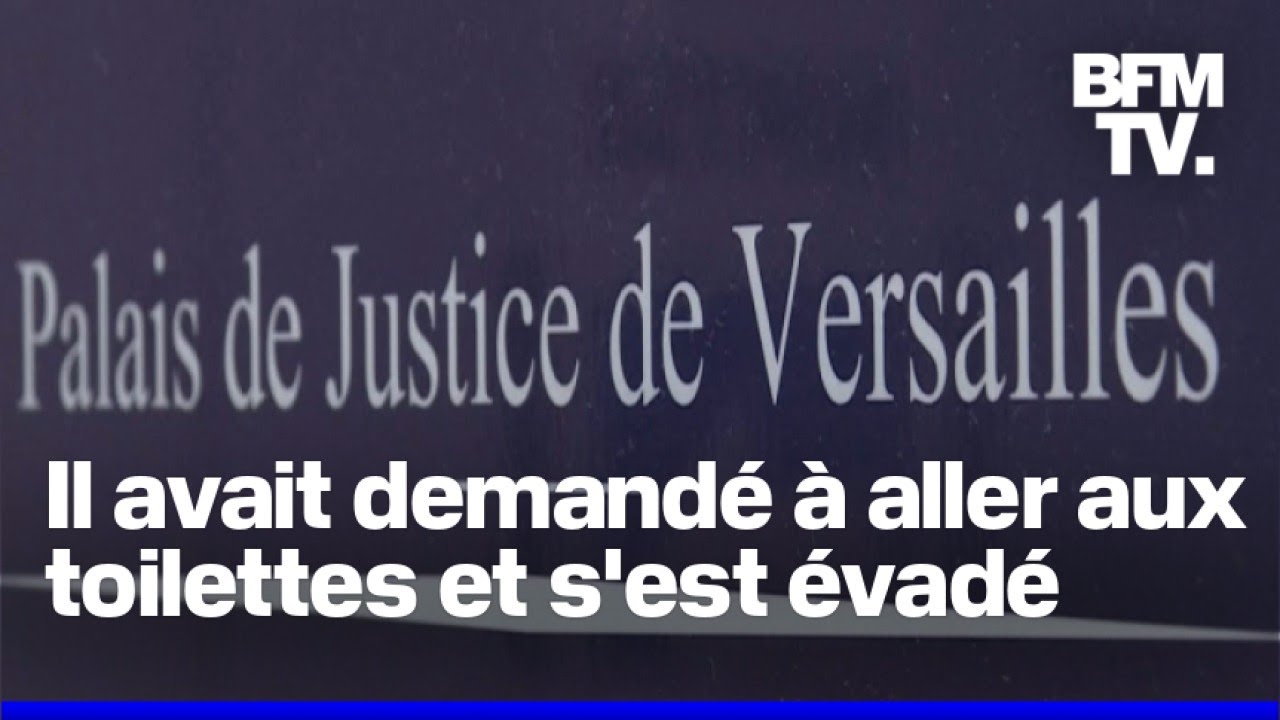 À Versailles, un homme s'évade du tribunal avant son jugement pour tentative de meurtre