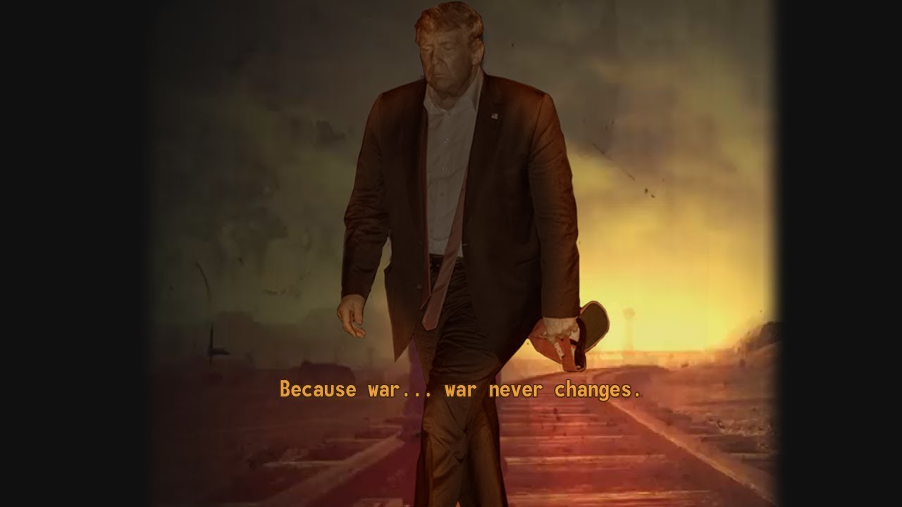 Fallout: New Vegas but it's Trump Ending...