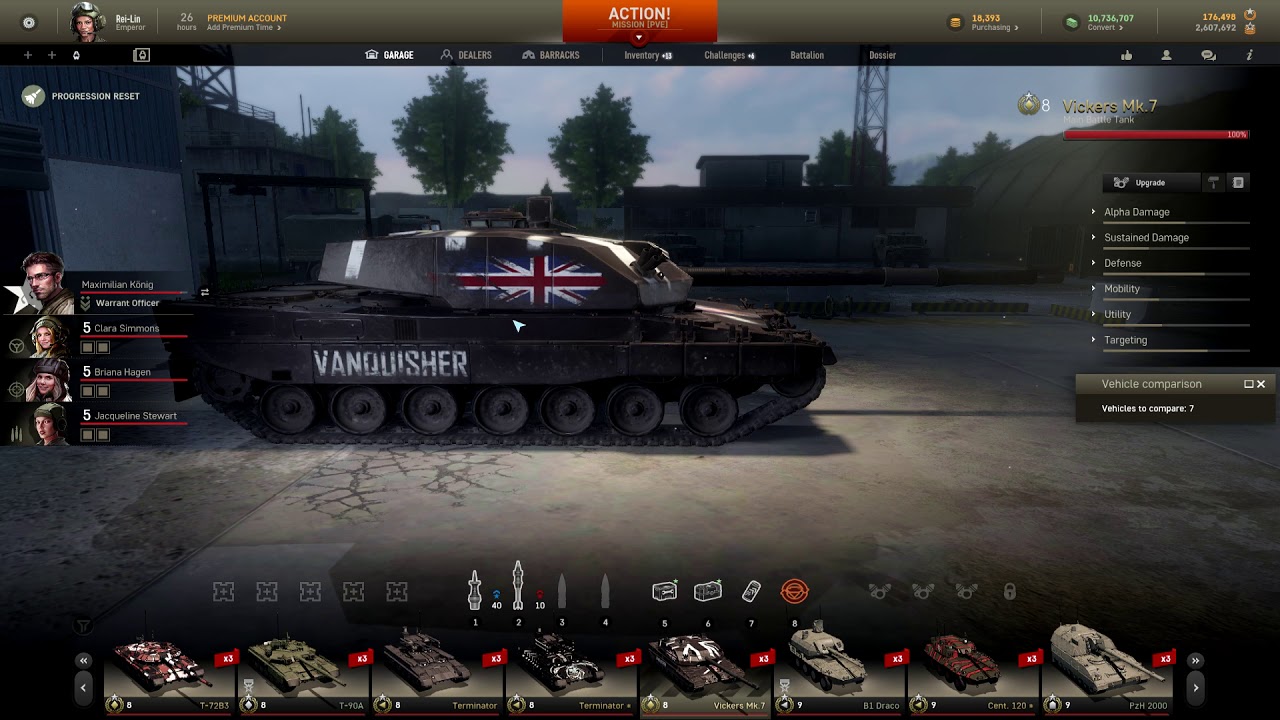 Armored Warfare Premium Tank Review:  Vickers MK 7 Vanquisher!