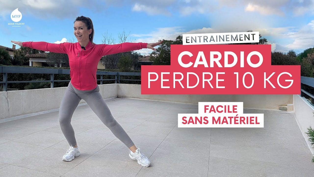 🔥 Cardio pour perdre du poids 10 kg - Facile sans matériel - Jessica Mellet - Move Your Fit