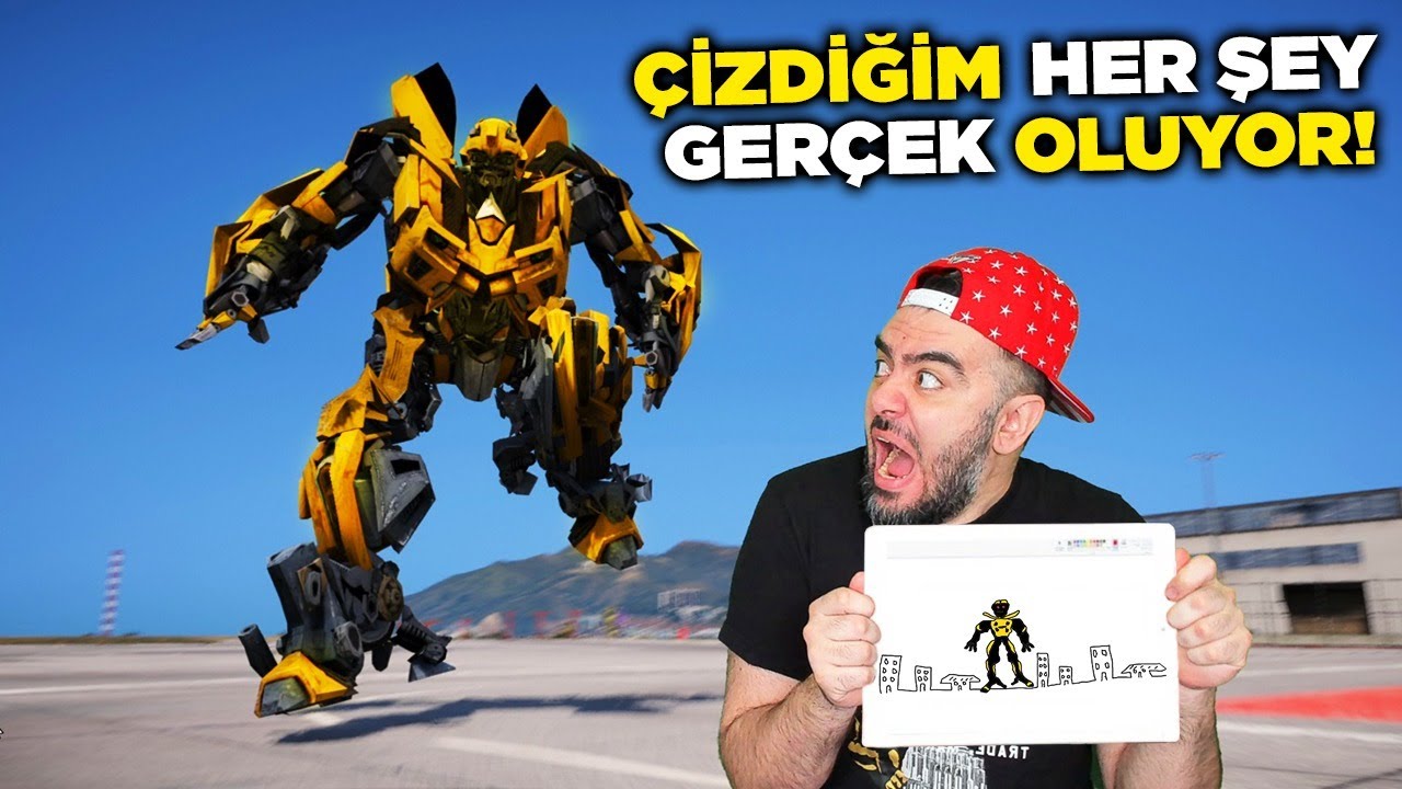 BIRDAHA YAPMAM !! ÇIZDIGIM HERŞEY GERÇEK OLUYOR - GTA 5 MODS