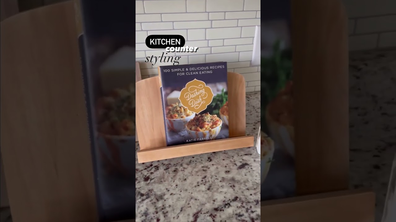 Kitchen counter styling!