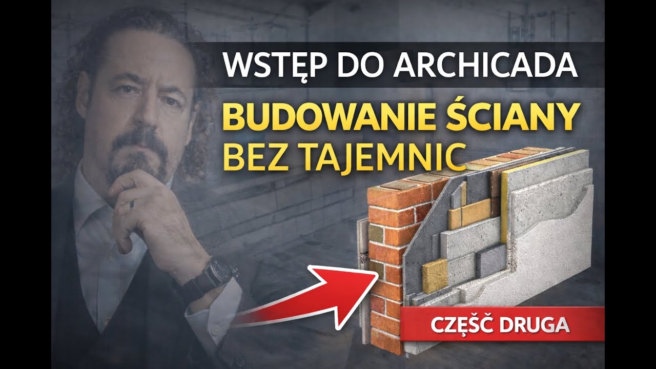 Wstęp do Archicad _ budowanie ścian bez tajemnic część 2