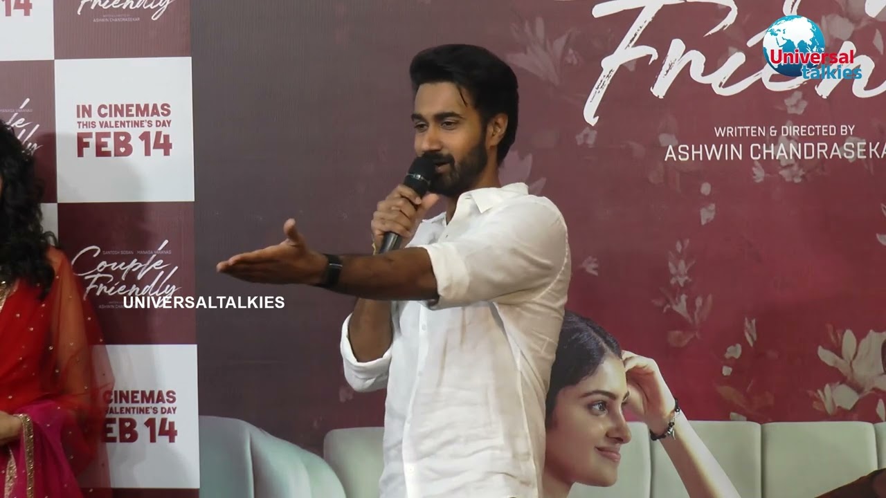 Hero Santosh Soban Speech at Couple Friendly Release Press Meet | #universaltalkies