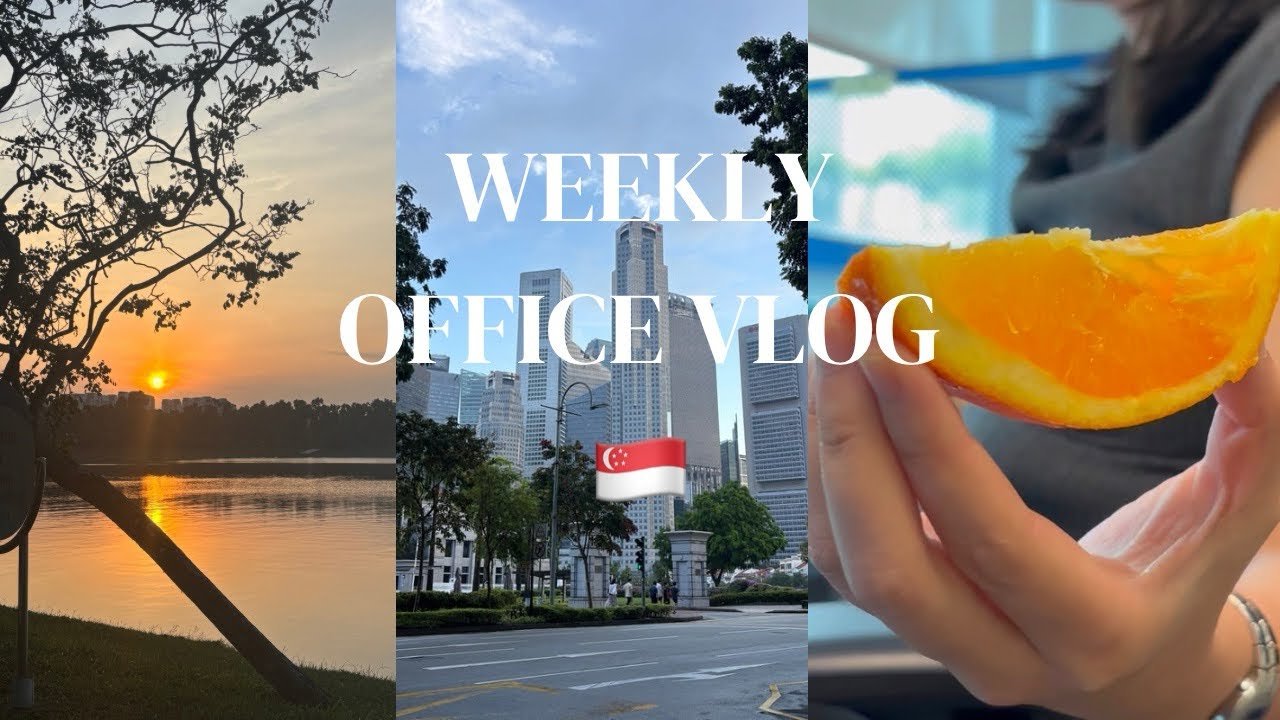 typical week as a Singapore office worker-vlog 