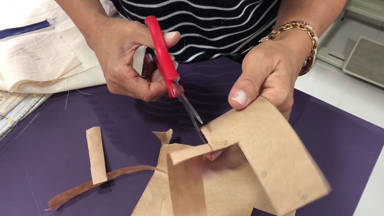 Como modelar e costurar uma carcela. Manga de camisa