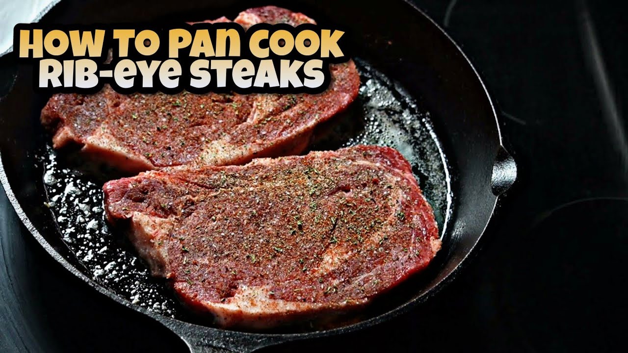 EASY Pan Seared Ribeye Steaks RECIPE | Ray Mack's Kitchen and Grill