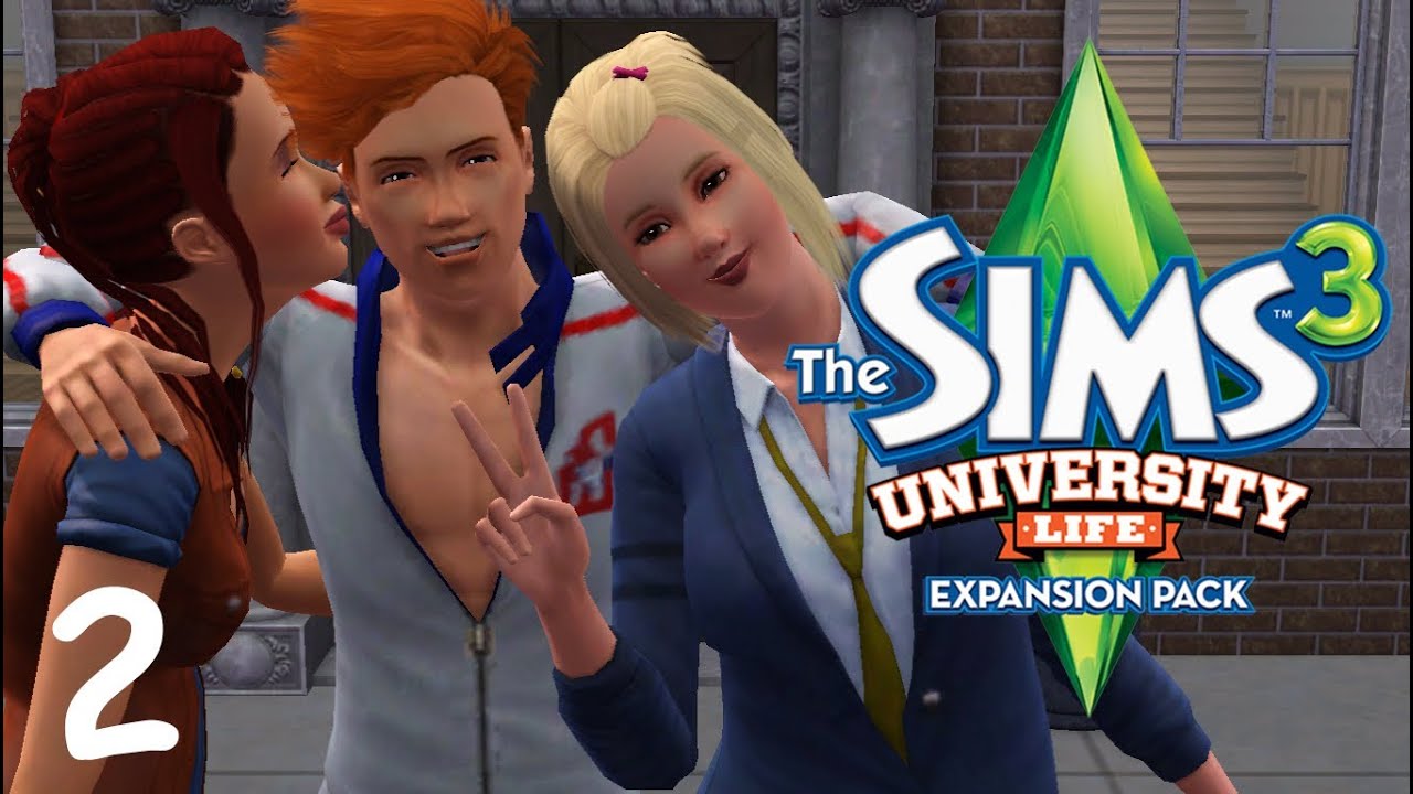 Let's Play: The Sims 3 University Life - (Part 2) - Classes and Candy Bars