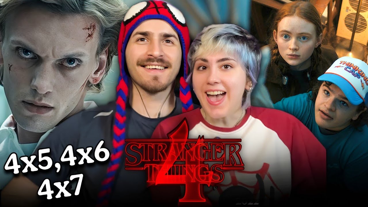 STRANGER THINGS SEASON 4 EPISODES 5, 6 & 7 REACTION - FIRST TIME WATCHING - REVIEW 