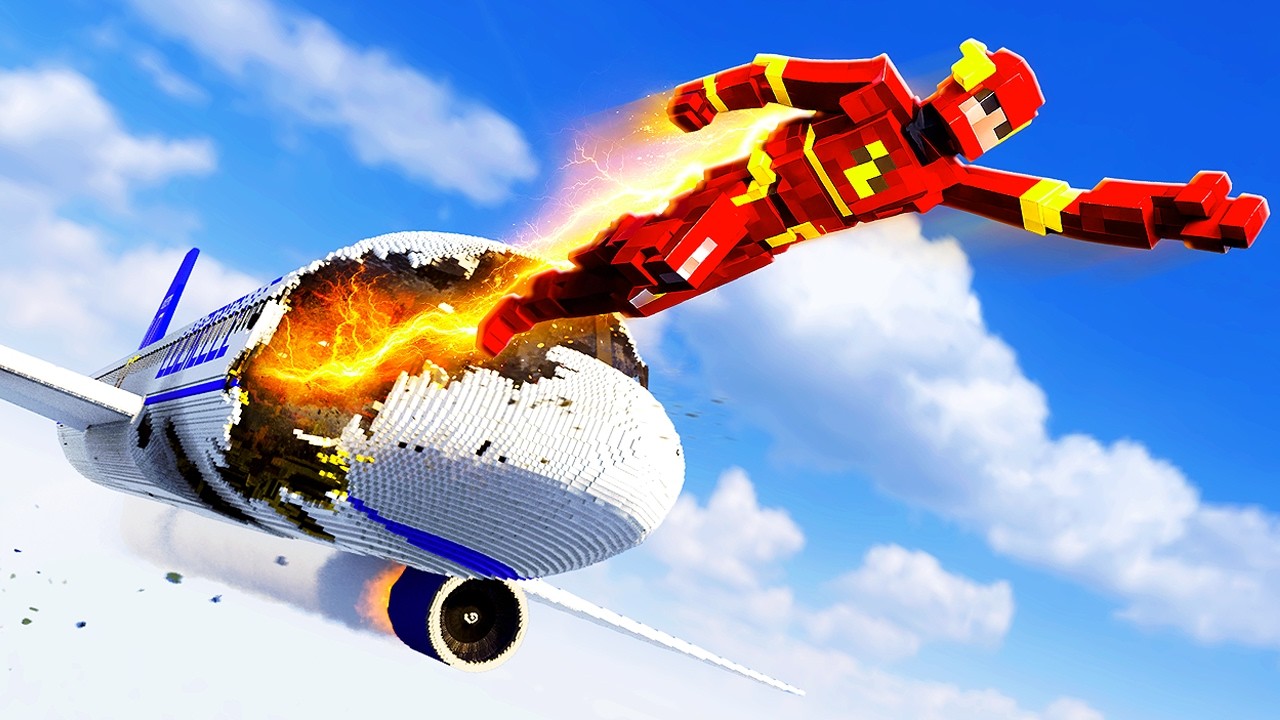 Causing a Plane CRASH as The Flash in Teardown