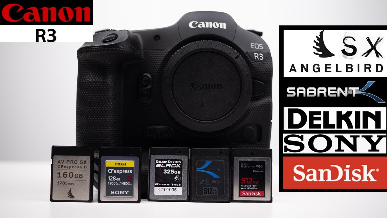 Canon R3 / R5 R5C - BEST CF Express type B  Review - SABRENT, ANGELBIRD AV PRO SX, DELKIN,  SANDISK