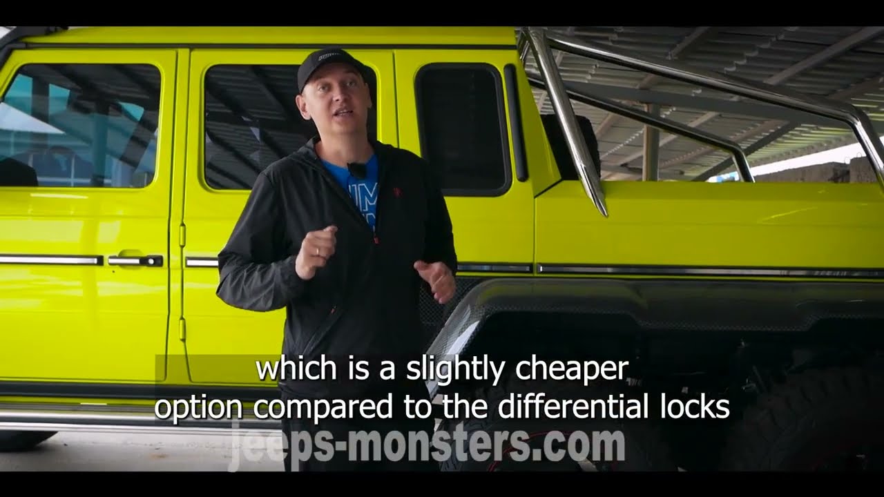 Комплект для переоборудования Mercedes Gwagon в 6x6. Обвес G63 6x6.