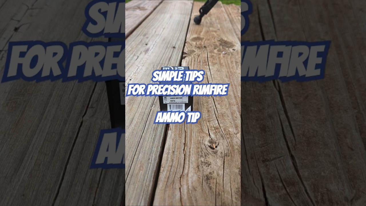Simple Tip For Eley 22LR Ammo