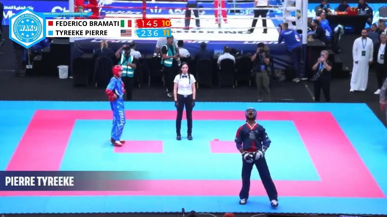 Federico Bramati  (ITA) VS Tyreeke Pierre (USA) | Final | PointFighting -69KG | WAKO WC 2025