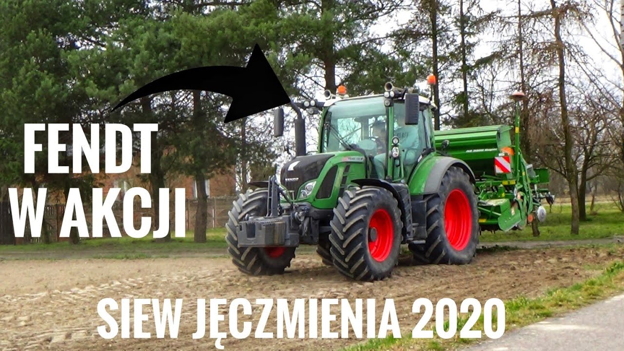 Siew Jęczmienia 2020 | Fendt 516 w Akcji! | Ł&oacute;dzkie